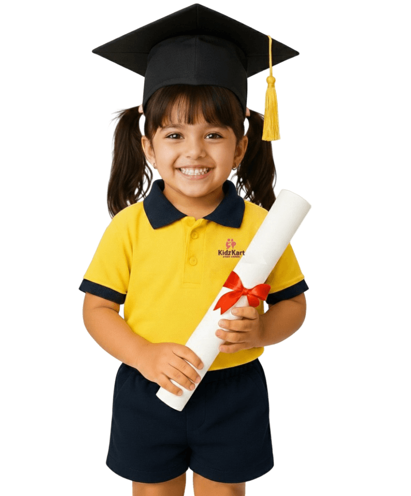 Student with graduation cap and diploma
