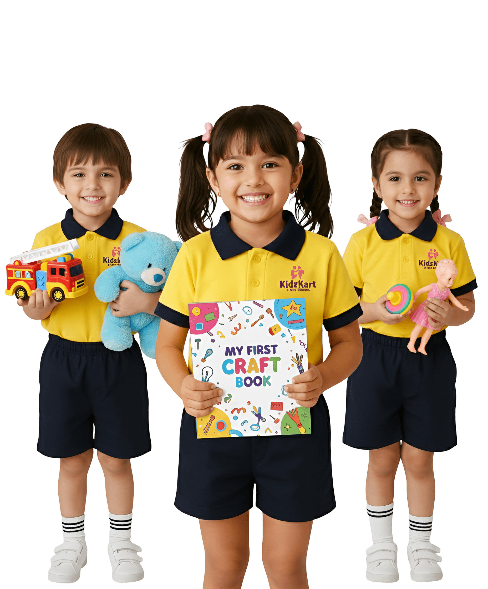 Kids holding books - hero